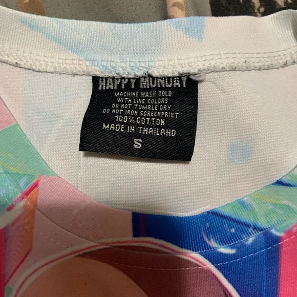 Women’s Graphic Crop Top - Picture 3 of 3